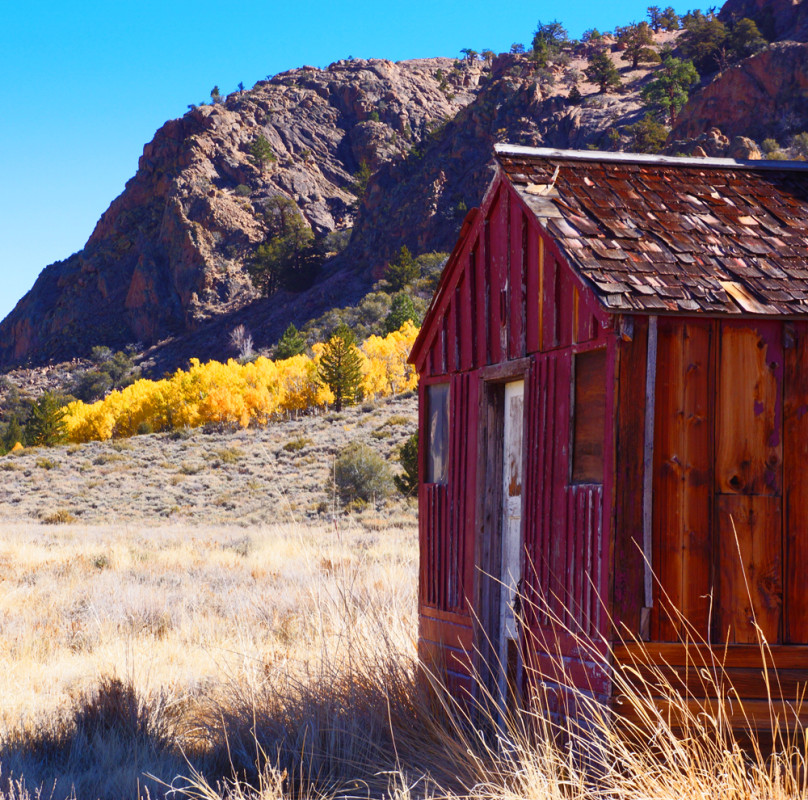 A shack with a view