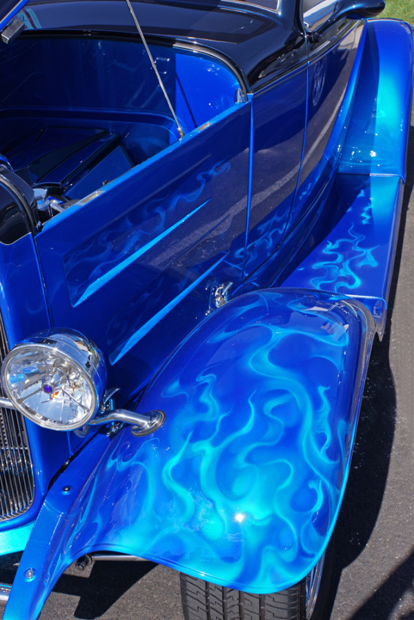 Blue Hot Flames