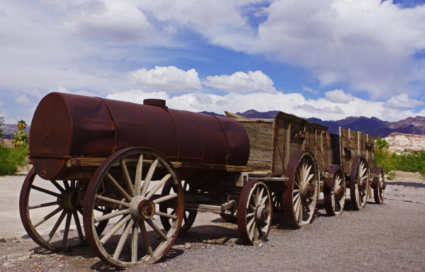 Death Valley's Twenty Mule Team Borax Wagons