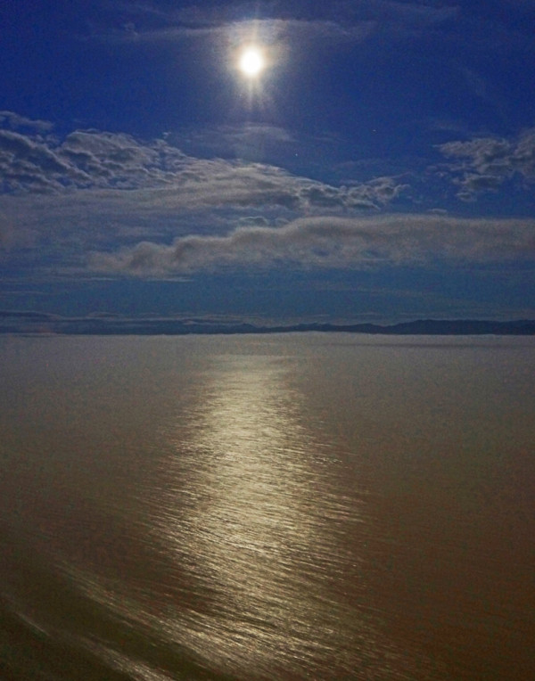 Moon Reflection at Sea
