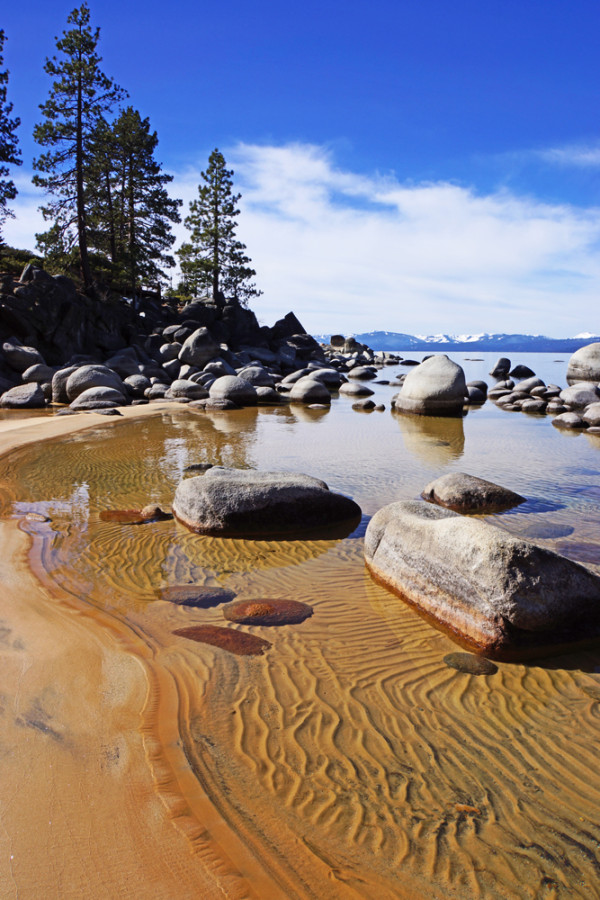 Ripples at Tahoe's Sand Harbor