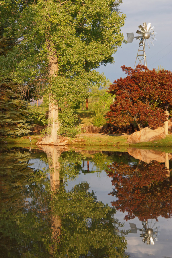 Windmill Reflection