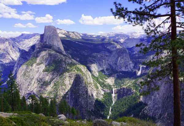 Nevada and Vernal Falls