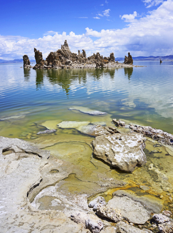 Distant Showers at Mono Lake