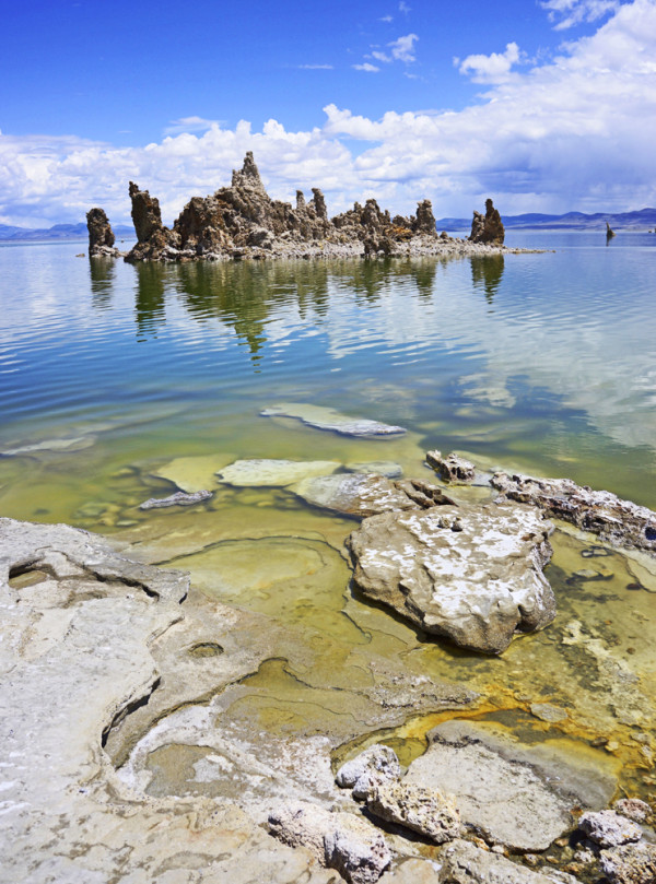 Distant Showers at Mono Lake
