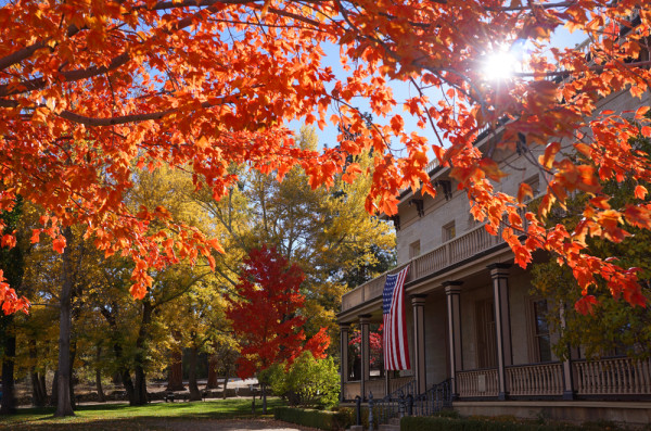 An Autumn Afternoon at Bower's Mansion