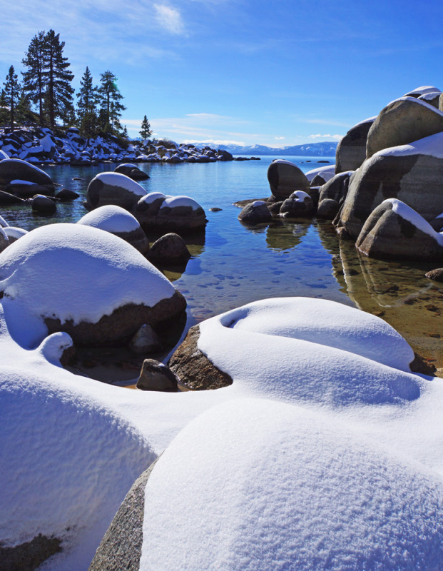 Sand Harbor Boulders in the Snow II