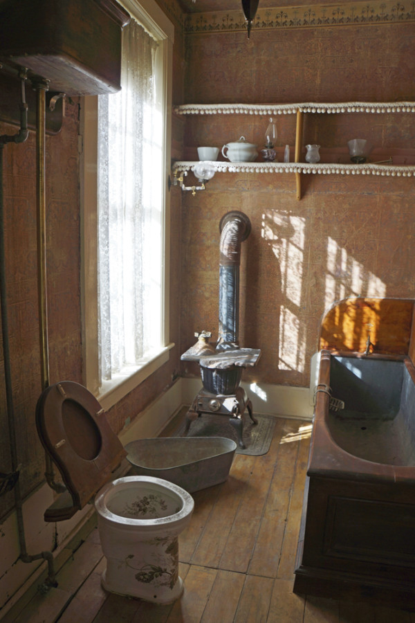 Virginia City's First Indoor Bathroom